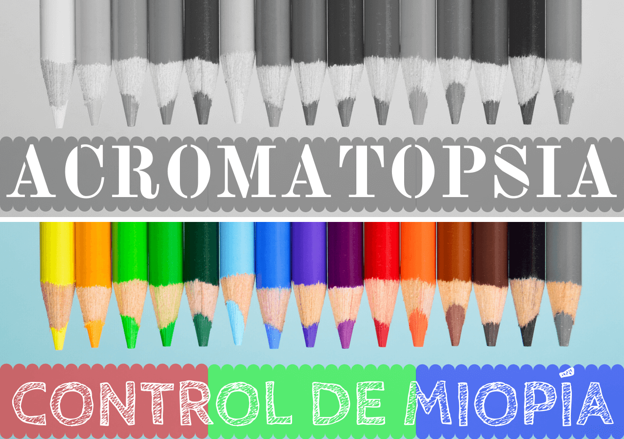 Banner de acromatismo monocromatas monocromatismo pérdida de la visión del color