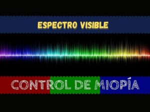 Banner del espectro visible en control de miopía