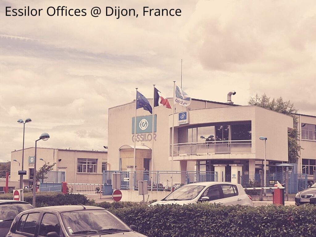 Las oficinas de Essilor en Francia tienen unas amplias instalaciones, ya que proceden de este país.